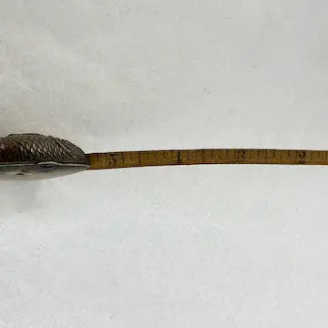 Antique Silver Figural Fish Sewing Tape Measure