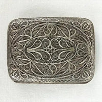 Antique Silver Filigree Cigarette Case