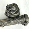 Antique Silver Persian Inkwell and Pen/ Qalamdan Divit