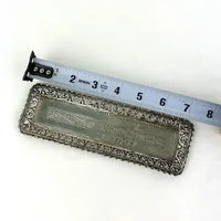 Antique Sterling Silver Pen Tray