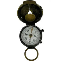 Antique WWI US Engineers Working Brass Military Compass