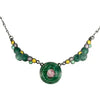 Art Deco Eisenberg Enamel Bubble Necklace