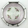 Art Deco FMCO Guilloche Enamel Compact