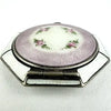 Art Deco FMCO Guilloche Enamel Compact