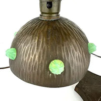 Art Deco Glass Jewel Lamp