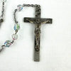 Rare Art Deco Iris Glass Rosary