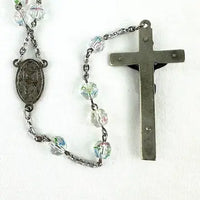 Rare Art Deco Iris Glass Rosary