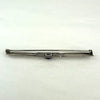 Art Deco Sterling Silver Lapis Bar Brooch