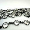 Art Deco Sterling Silver Paste Riviere Necklace