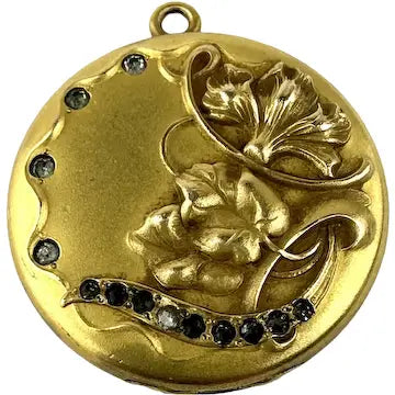 Art Nouveau Gold Filled Locket