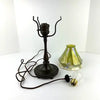 Art Nouveau Tiffany Pulled Feather  Lamp As Found