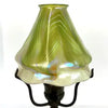 Art Nouveau Tiffany Pulled Feather  Lamp As Found