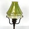 Art Nouveau Tiffany Pulled Feather  Lamp As Found