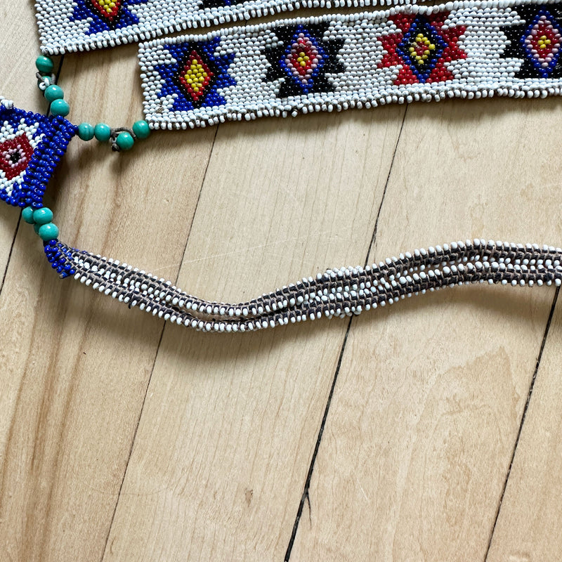 Zulu Vintage Beaded Tribal Headband