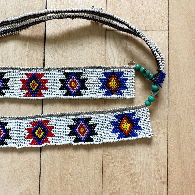 Zulu Vintage Beaded Tribal Headband