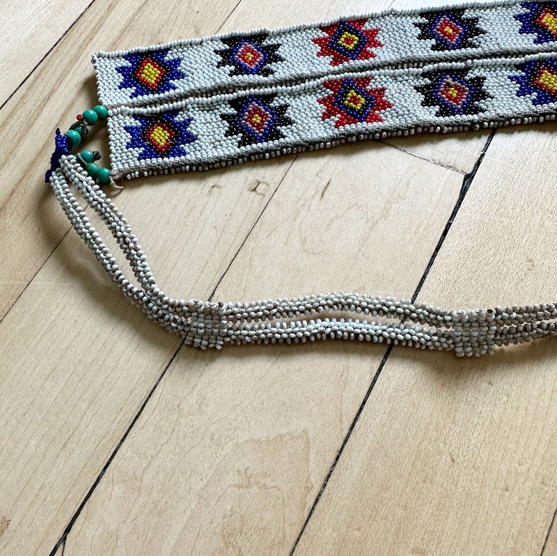 Zulu Vintage Beaded Tribal Headband