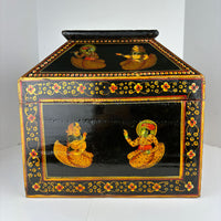 Vintage Indian MughalHand Painted Box