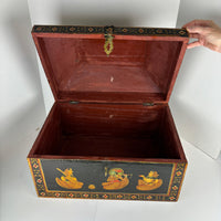 Vintage Indian MughalHand Painted Box