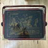 Antique Chinese Rattan Wedding Gift Box