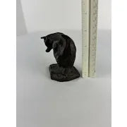 Bronze Cat Licking his Paw by Edmond-Achille Crepin