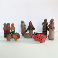 Vintage Samburu Nativity Set from Africa