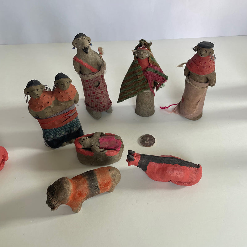 Vintage Samburu Nativity Set from Africa