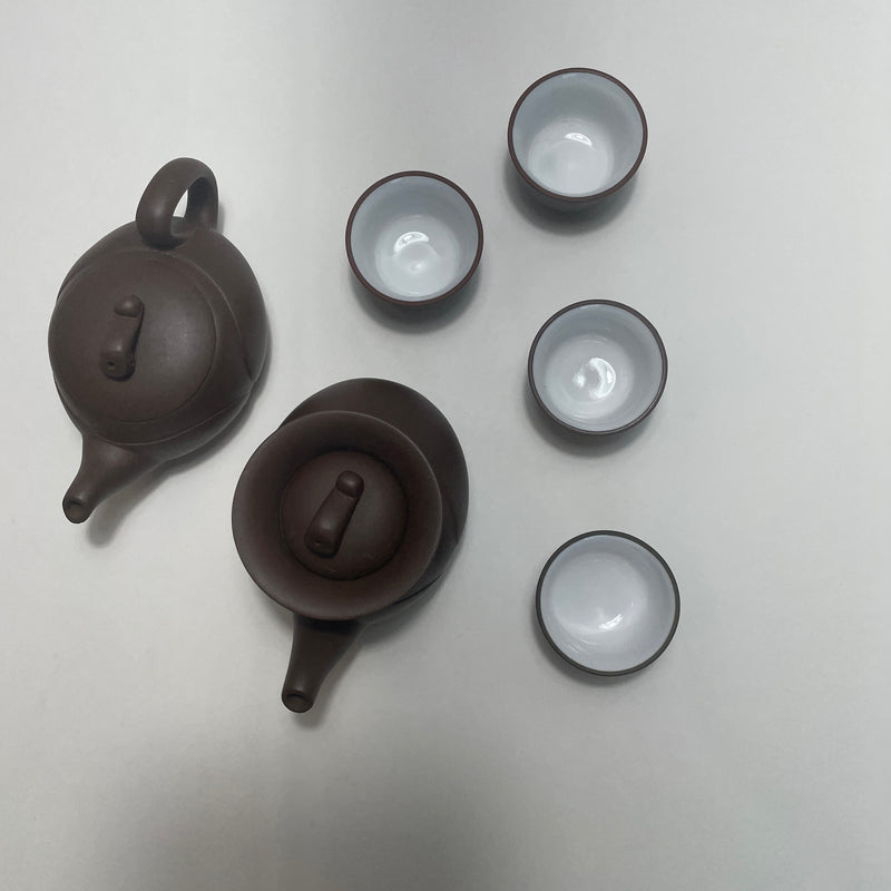 Vintage Yixing  Clay Teapot Set