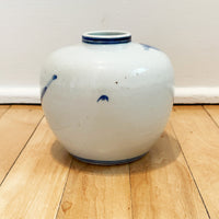 Early 20thc Chinese Blue and White Ginger Jar