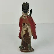 Chinese Antique Deity Wood Figurine