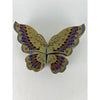 Vintage Chinese Cloisonne Four Piece Butterfly Trinket Box