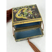 Vintage Chinese Hanging Cloisonne Opium Box