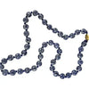 Chinese Porcelain Shou Bead Hand Knotted Necklace