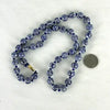 Chinese Porcelain Shou Bead Hand Knotted Necklace