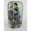 Chinese porcelain Shard Silver Toned Box