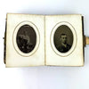 Civil War Era Photo Album Full of Tintypes and CDVs - 1 Photo of Tom Thumb and 1 Civil War Soldier