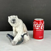 Dahl-Jensen 1272 Porcelain Polar Bear with Fish