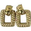 Designer Clip on gold Toned Earrings by Givenchy