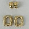 Designer Clip on gold Toned Earrings by Givenchy