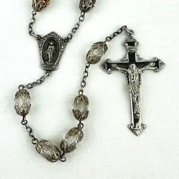 Diroma Multicolor Sterling Silver Rosary