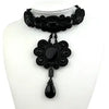 Dori Csengeri Onyx and Crystal Choker Necklace