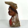 Doug Hicks Wood Carving of Native American Chief