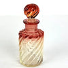 Early 20th Century Baccarat Amberina Rose Tiente Miniature Perfume Bottle