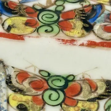 Early 20th Century Chinese 1000 Butterflies Square Plate