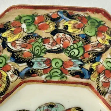 Early 20th Century Chinese 1000 Butterflies Square Plate