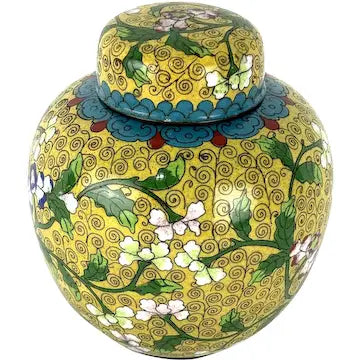 Early 20th Century Chinese Cloisonne Ginger Jar