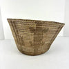 Early 20th c Papago Seed Basket With Cactus and Gila Monsters AS IS