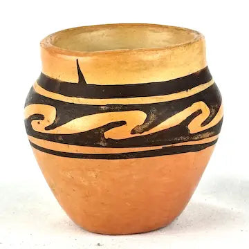 Early 20th century Miniature Hopi Polychrome Pottery Bowl