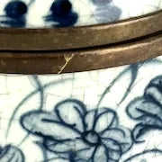 Early 20thC Chinese Blue and White Lidded Teacup