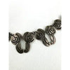 Early Mexican Silver Flower Choker Necklace