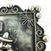 Early Mexican Silver Siesta in the Sun Brooch